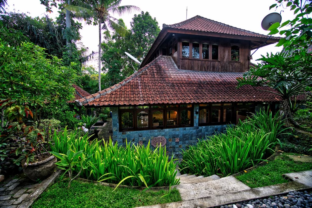 View from the pool area.