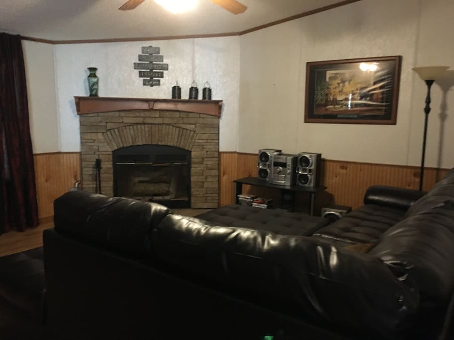 Living room 2 with fireplace
