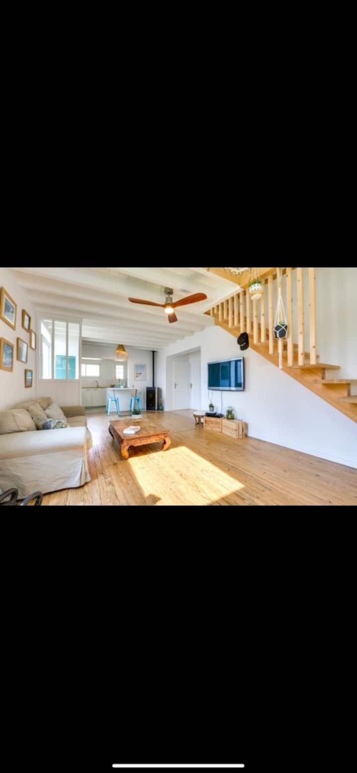 Magnifique Petite Maison De Pêcheur Avec Piscine - Capbreton