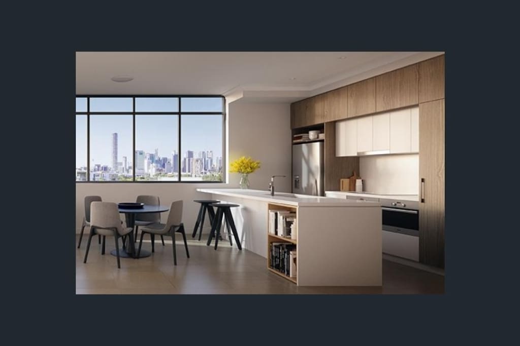 New apartment and modern kitchen