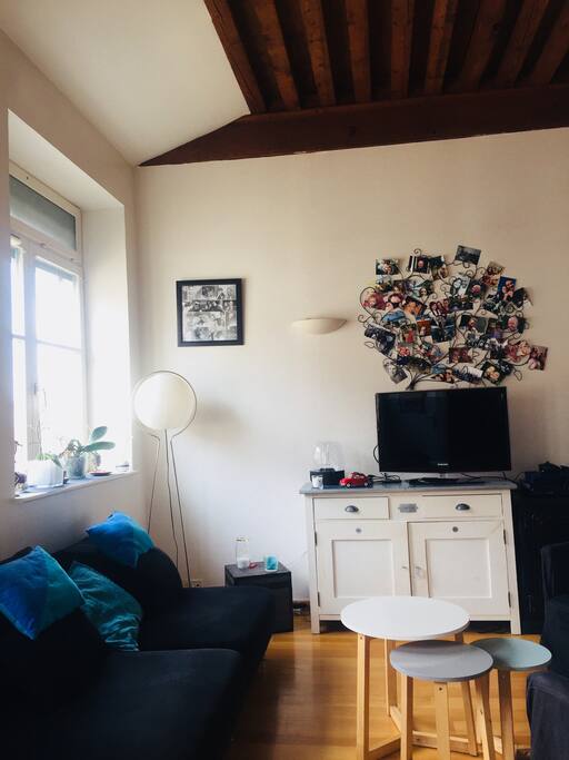 Possibilité d’1 couchage sur le canapé