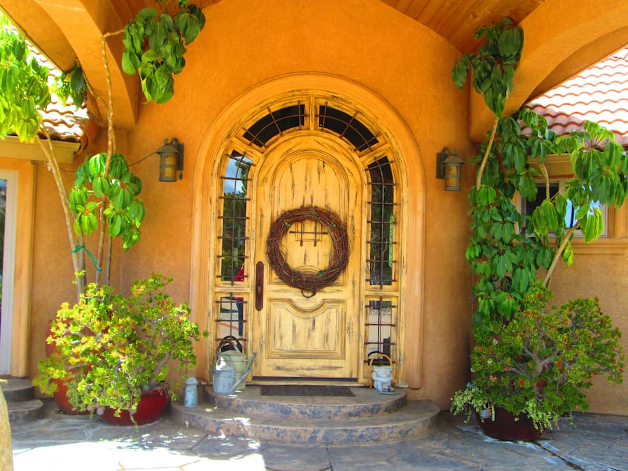 Main entrance door - upstairs