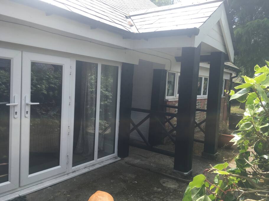 Outside of the cottage