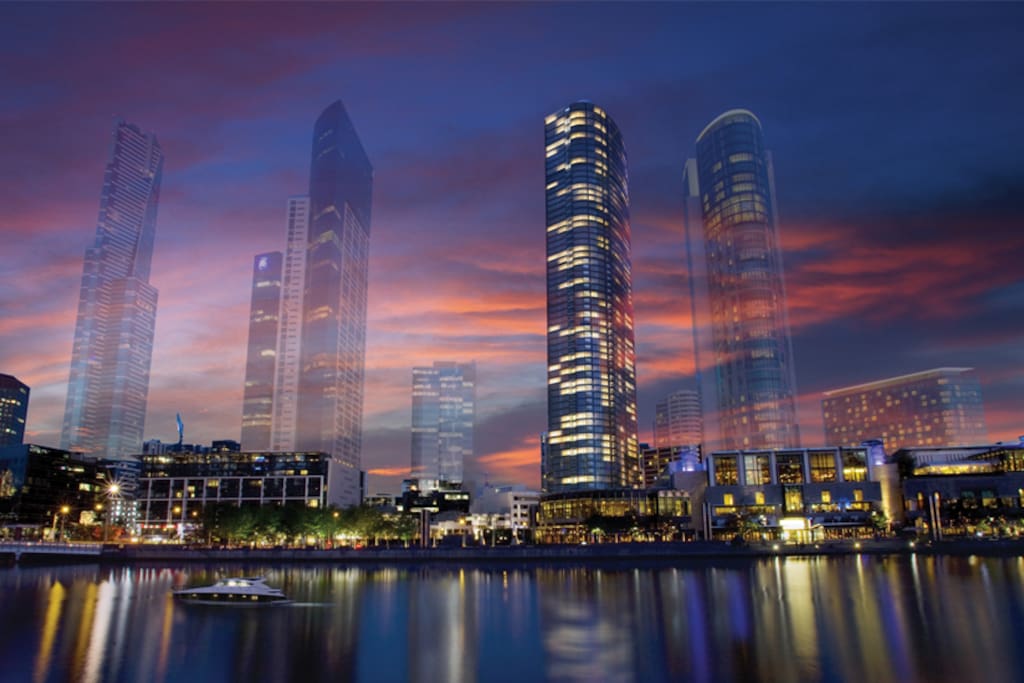 night view of prima pearl