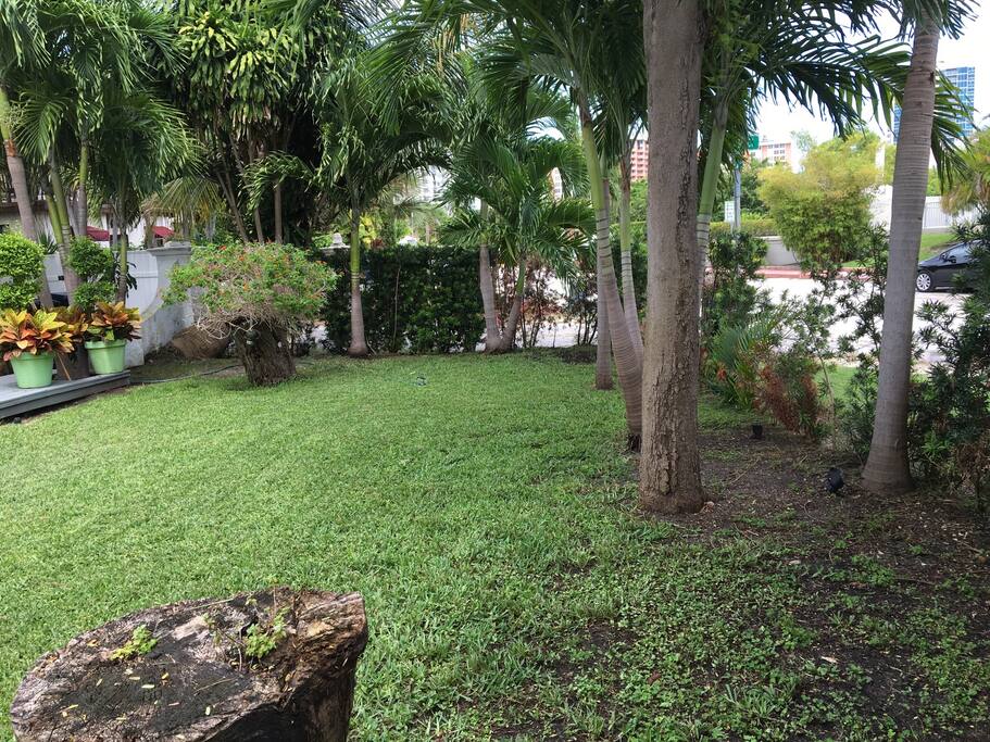 Jardín privado