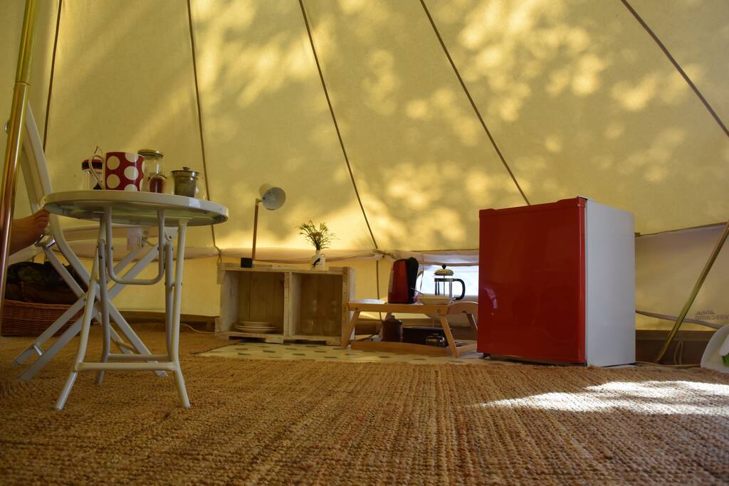 The kitchenette