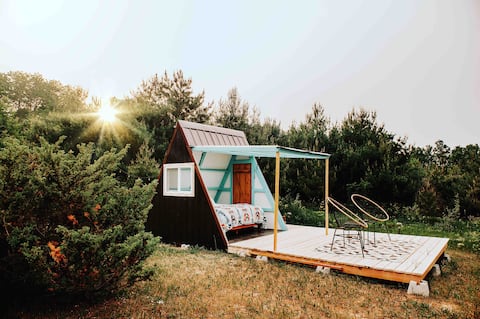 A-Frame Cabin at Lost Woods w/ hilltop view