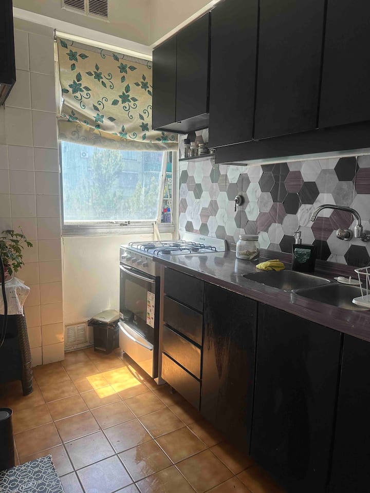 Two-room apartment with river view in Núñez