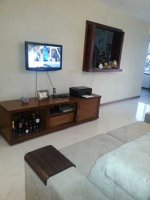 Tv na sala e ar condicionado