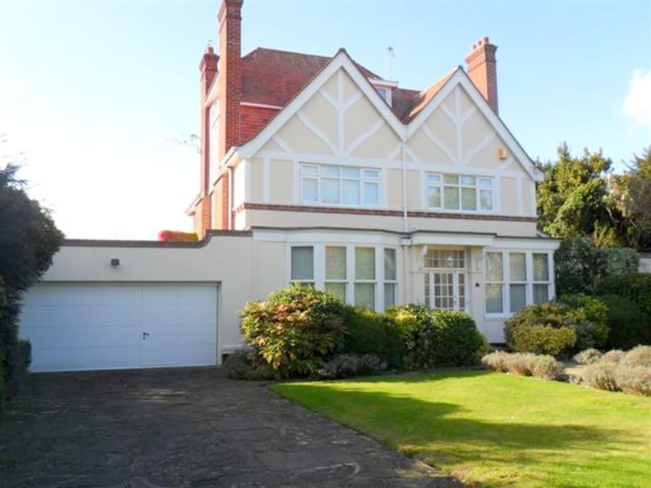 Front of property from road - parking for up to 4 cars