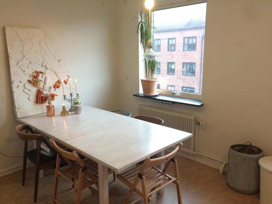 Kitchen, lots of space for work or dining.