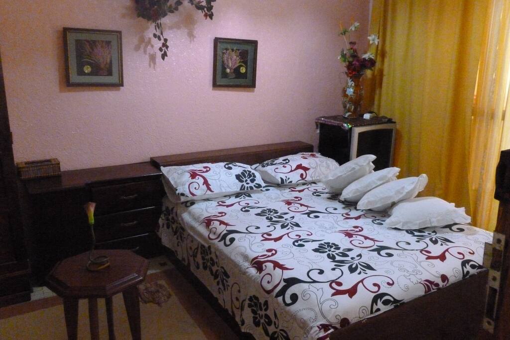 the bedroom