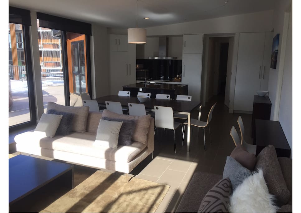 Dining and kitchen