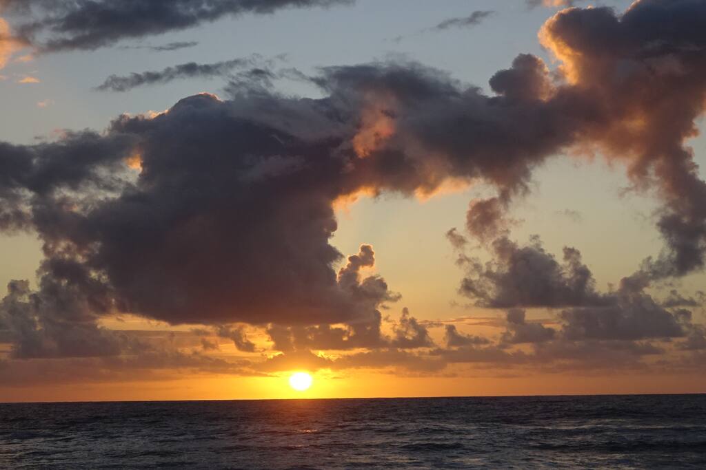 sunset in punta del hidalgo