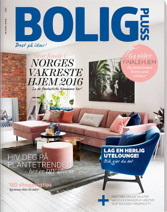 Cover of a Norwegian interior magazine june 2016