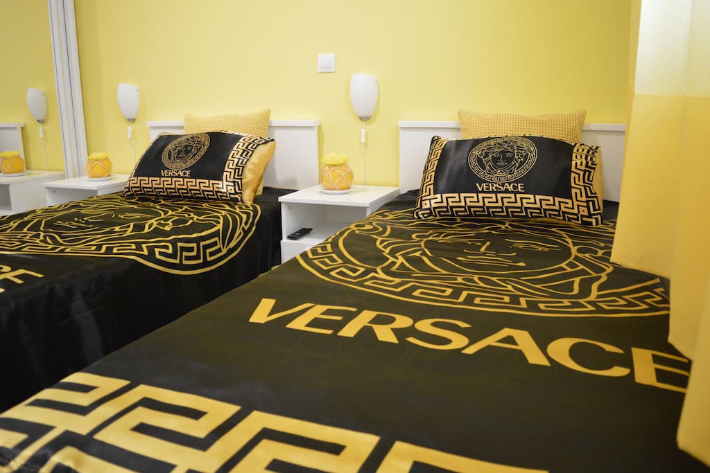 yellow bedroom