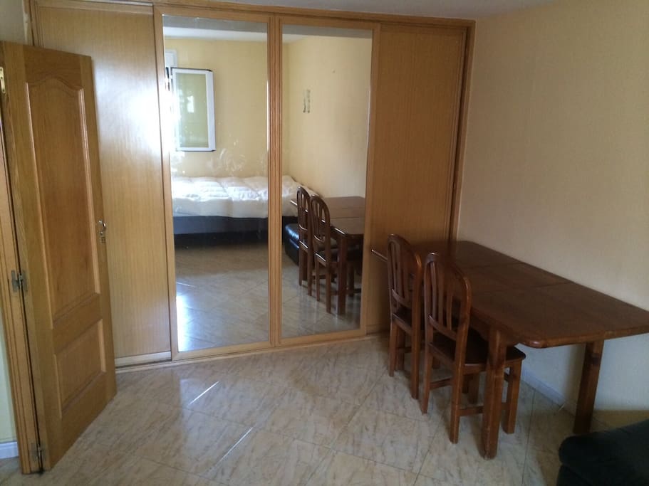 The biggest room with an extra double bed.