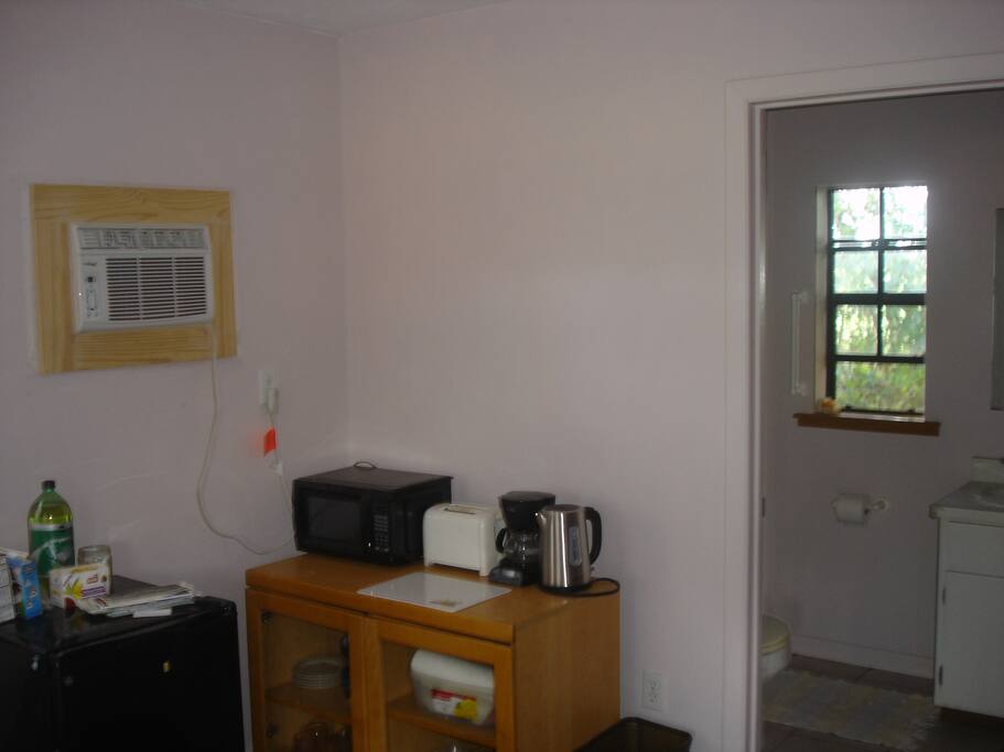variety of kitchen appliances