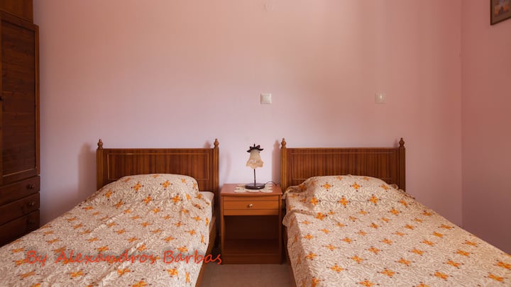 科孚岛Bourikos House |卧室