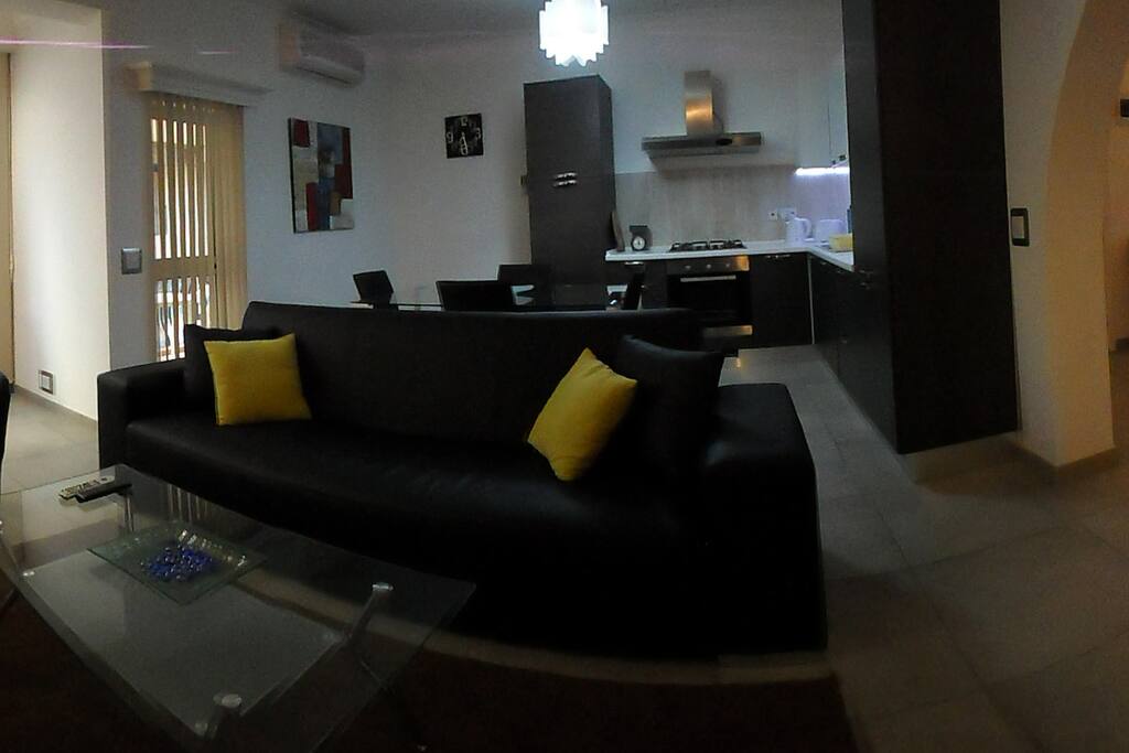 The sofa can be converted into a bed