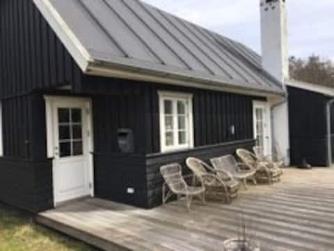 Close to the sandy beach