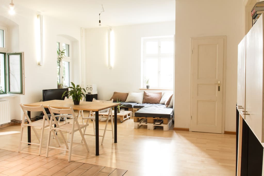 Our livingroom & kitchen