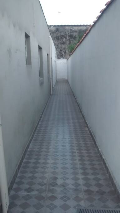 corredor externo acesso a unidade