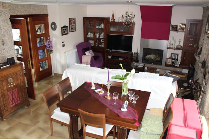 Casa O Campo, Con Piscina Y Barbacoa - Pontevedra