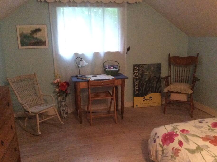 A cozy country bedroom for our guests
