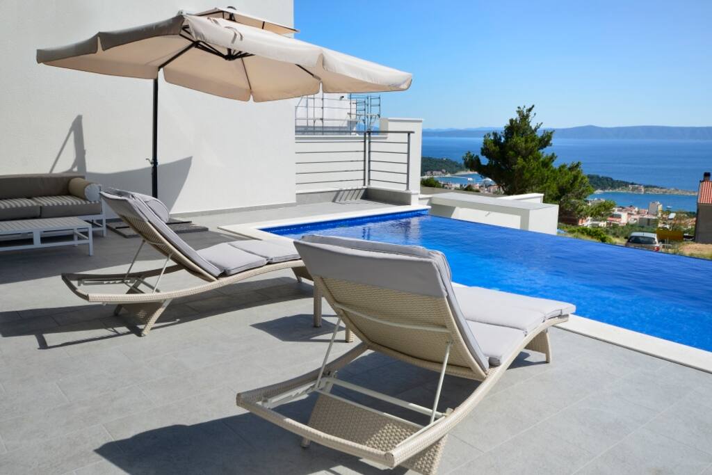 Villa Nina, view from pool area
