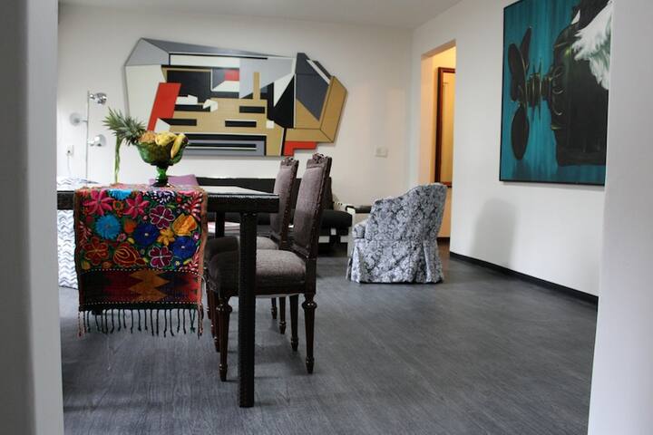 Beautiful art apartment in the heart of Mexico
