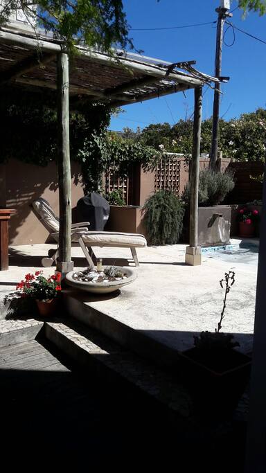 Relax next to the plunge pool.