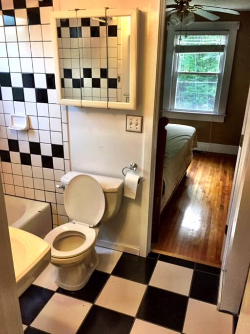 Shared bathroom.