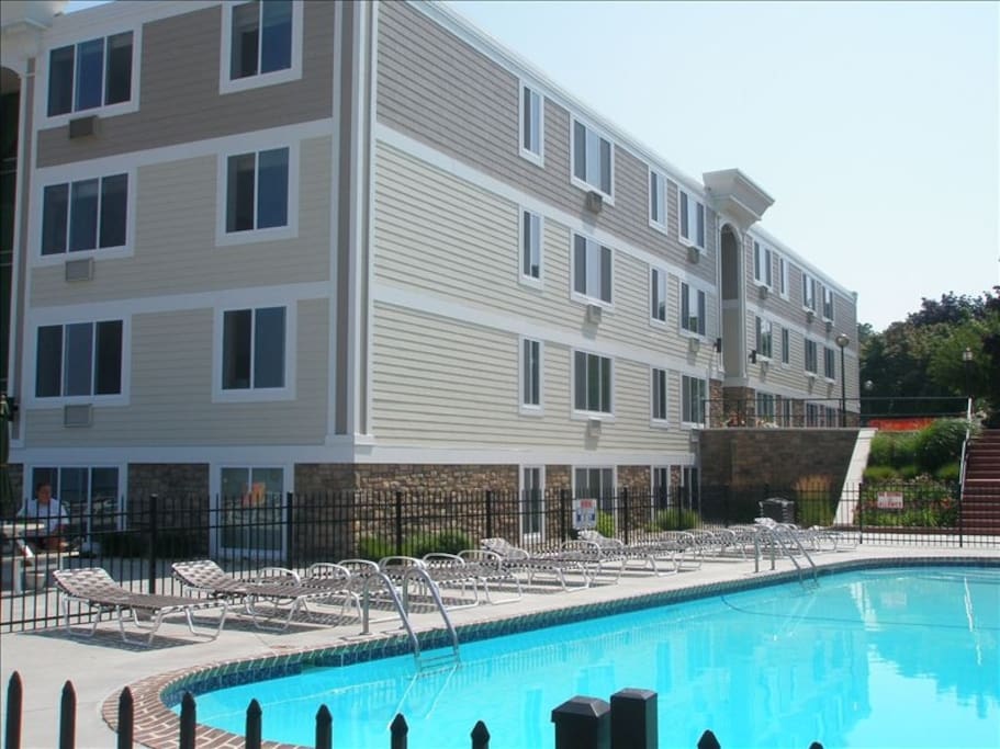 Ground level unit is both poolside and lakeside & allows unbeatable sunset views