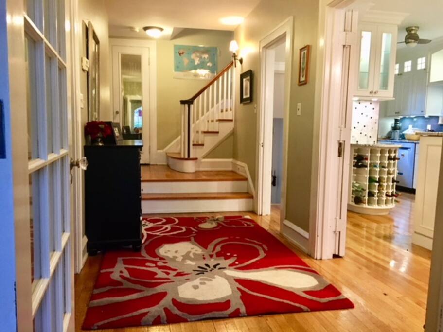 The first floor features an easy flow from room to room -- great for entertaining.