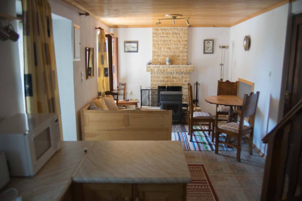 Main house kitchen/sitting area.