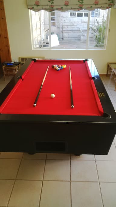 spend some time with your family and friends and enjoy a game of pool.