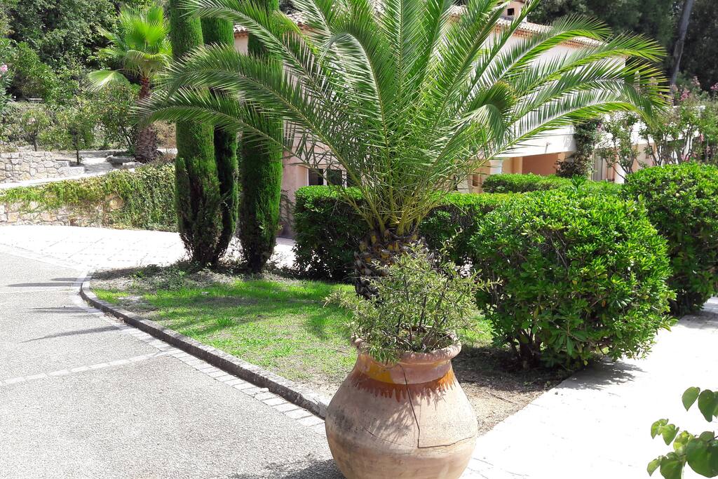 Villa entrance