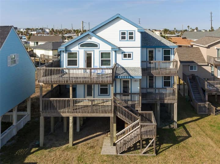 Beachfront Paradise of Texas Houses for Rent in Galveston, Texas