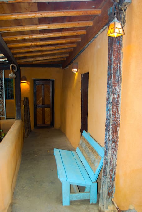 Hallway connecting to Alfred's Hacienda also available for rental