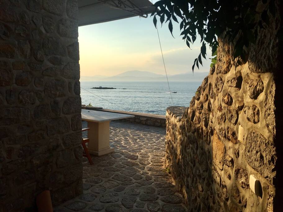 View when you enter the house
