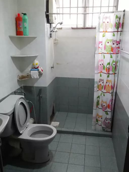 Clean toilet.