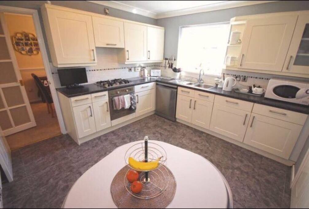 Kitchen with all the amenities