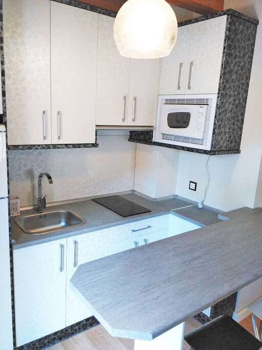 cocina con barra