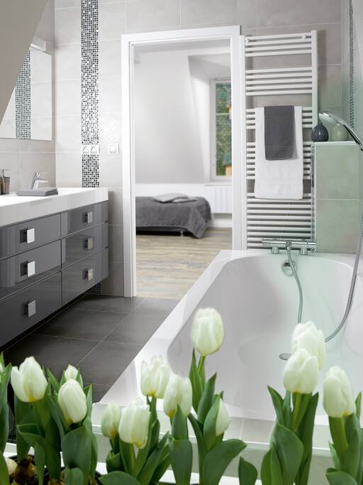 Salle de Bain Appartement Duplex Résidence le 32