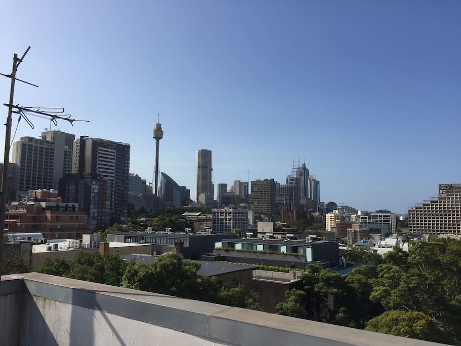 Shared Rooftop City views