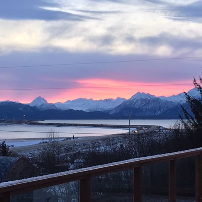 Sunrise over the mountains