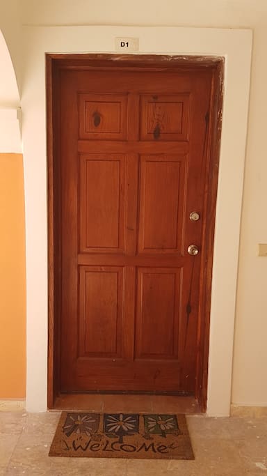 Main Door - Welcome