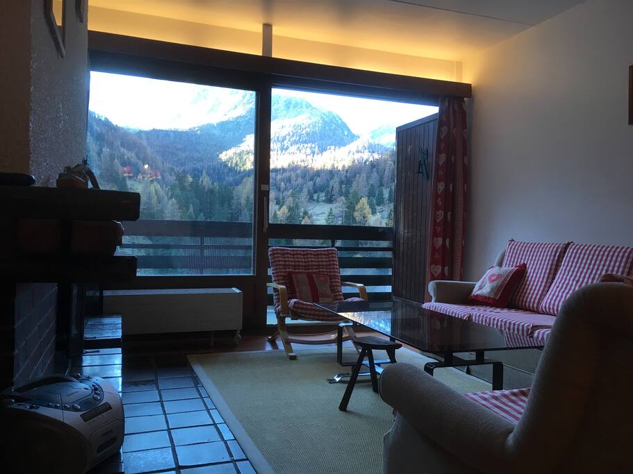Vue depuis la table de la salle à manger