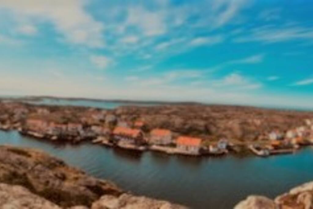 360 graders utsikt fra svaberget